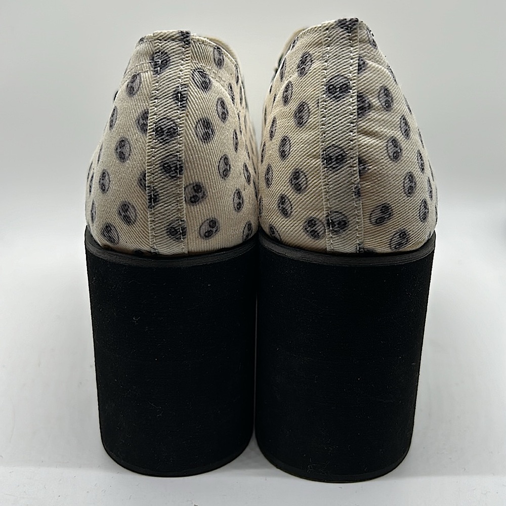 Omighty Cream Alien Platform Heels Shoes **Size 39/US Size 9** 👽👽 - Picture 8 of 9
